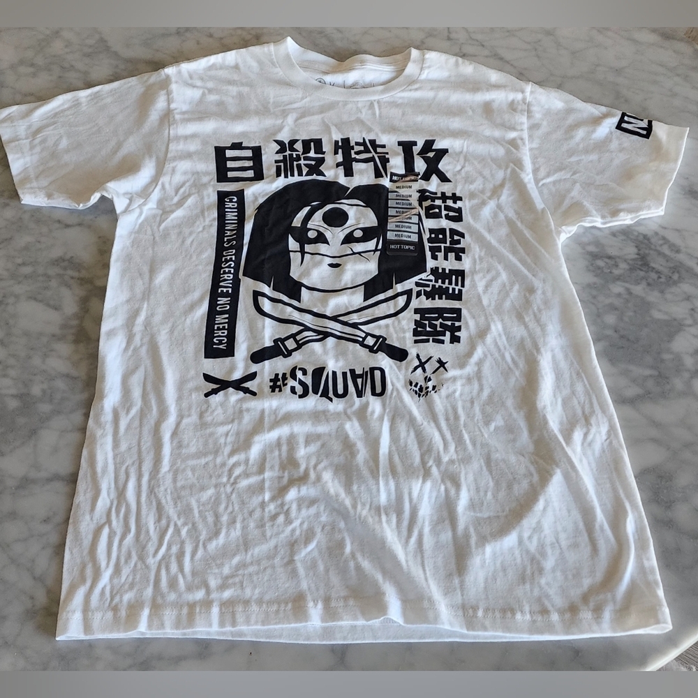 Hot Topic Katana Suicide Squad short sleeve‎ T-shirt New With Tag Size Medium